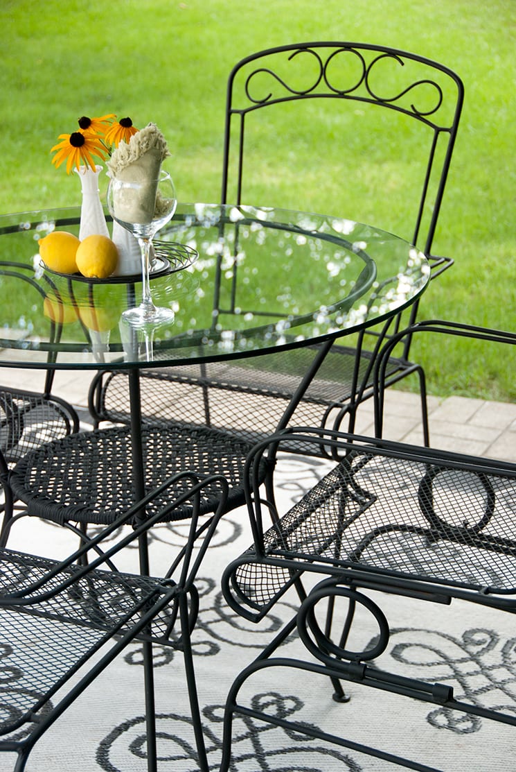 Cast Iron Patio Set-after
