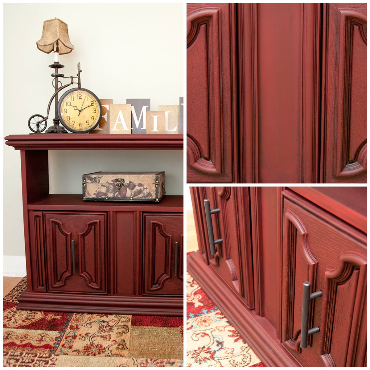 chalk painted spray finish