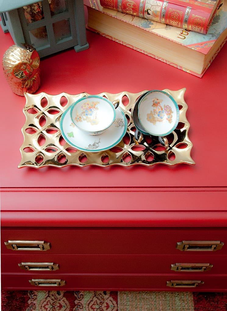 spray finish w chalk paint