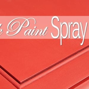 ASCP chalk paint spray finish
