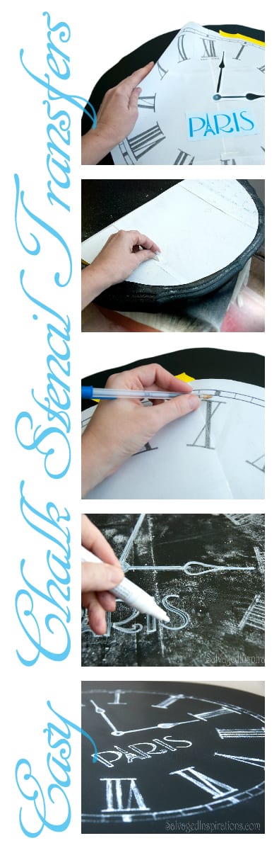 Easy Chalk Stencil Transfers