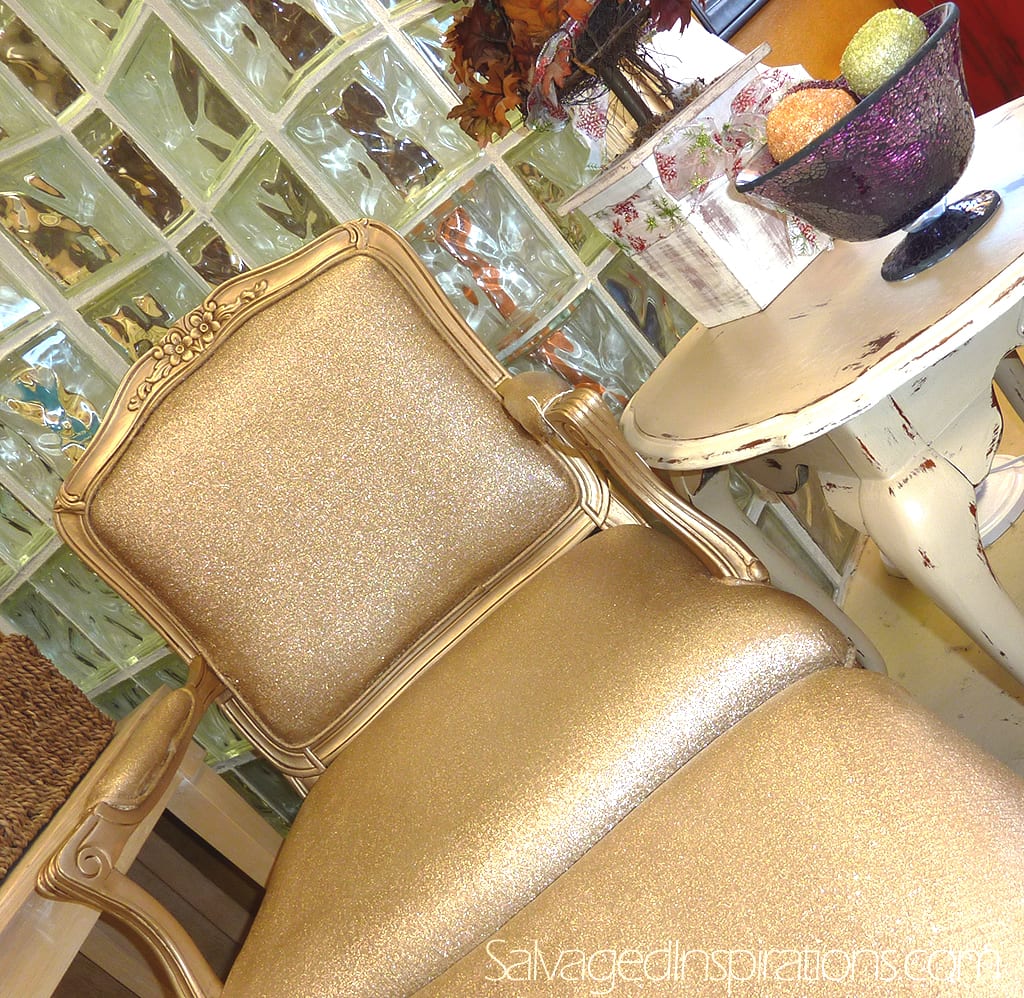 VintageHomeGoldChair