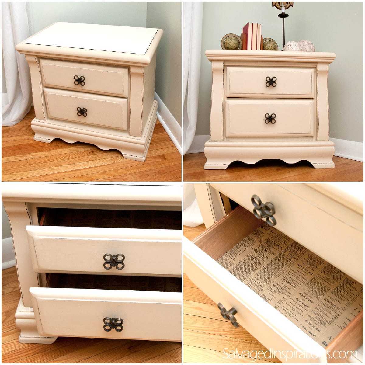 Sanded Veneer Night Tbl