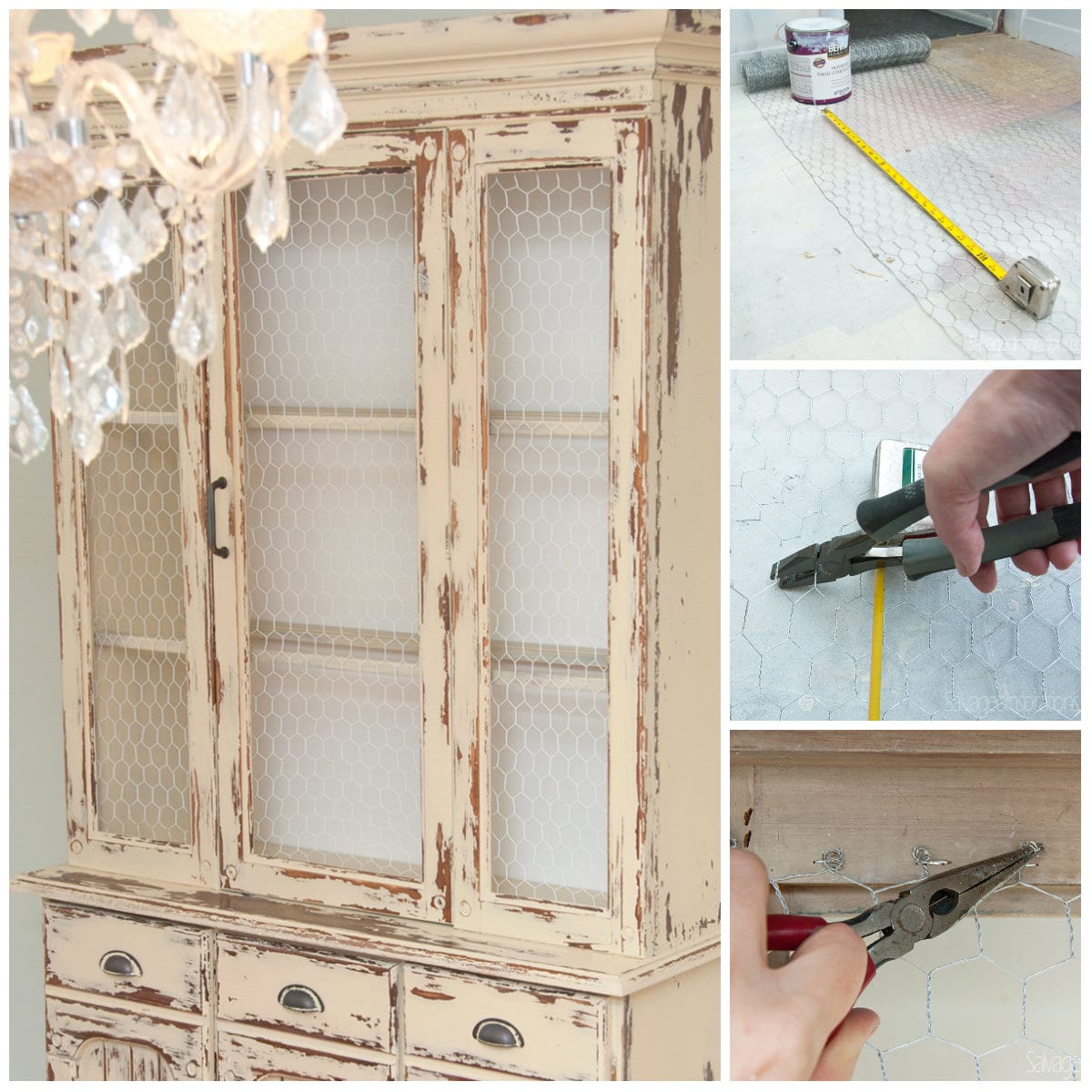 replace glass w chicken-wire tutorial1