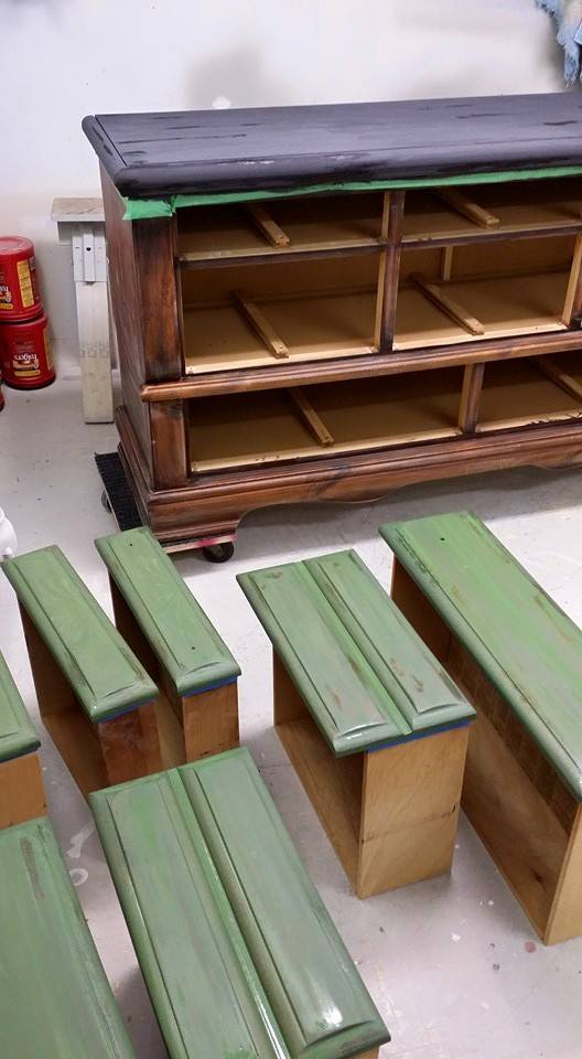 MMS Boxwood 80s Dresser