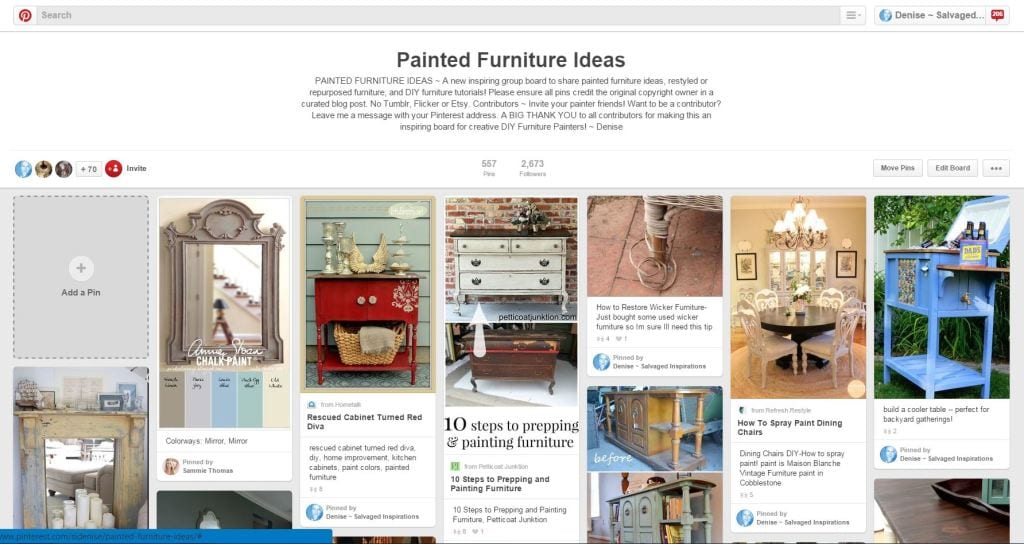 Painted Furniture Ideas Pinterest Capture