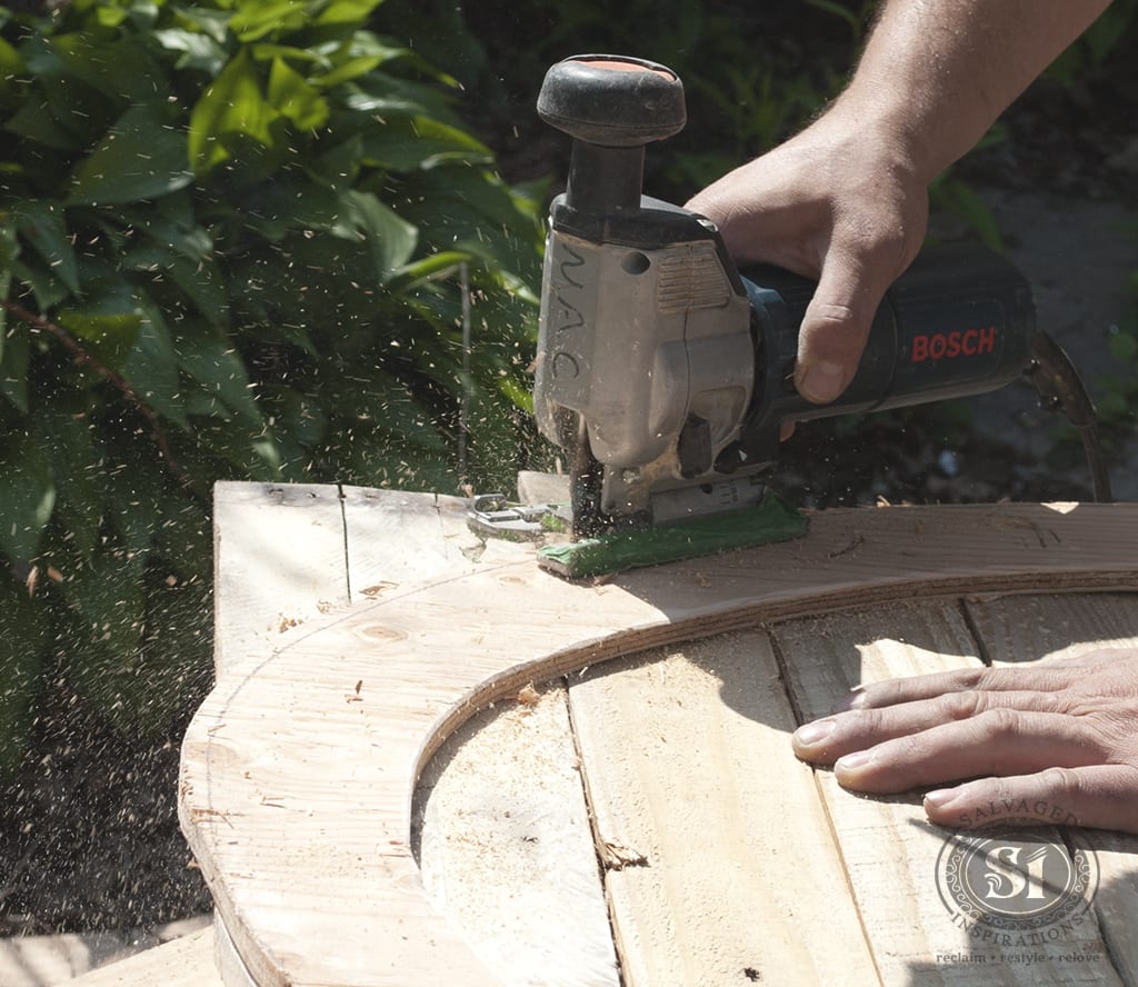 Cutting Backboard For Pallet Sign
