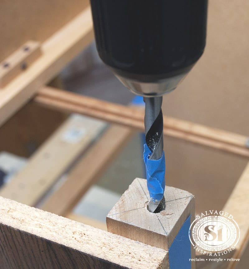 Drilling Hole For Furniture Legs