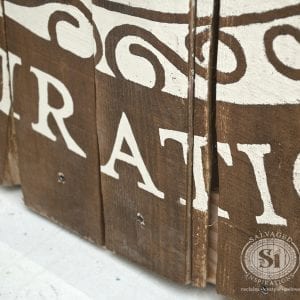 SI Pallet Board Sign