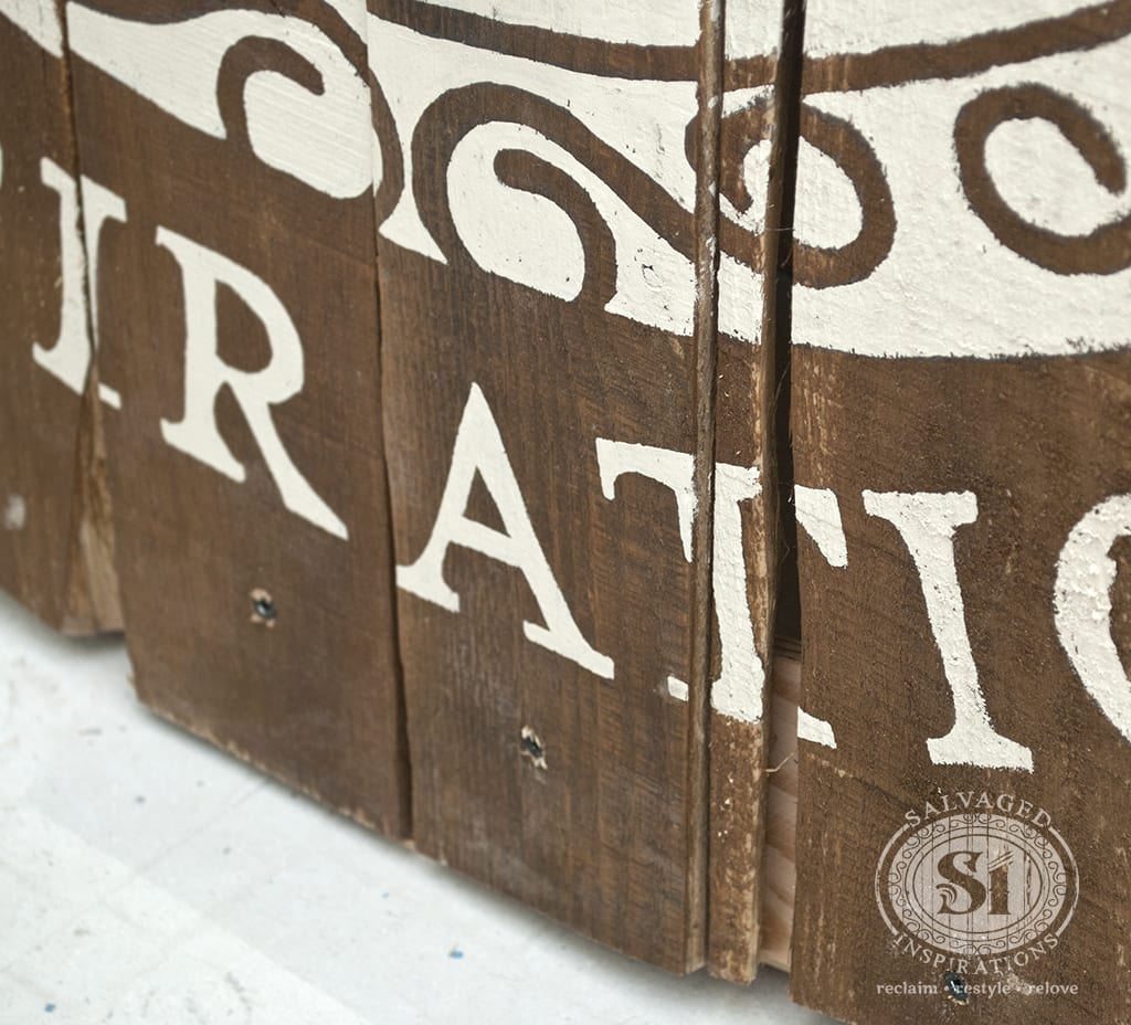 SI Pallet Board Sign