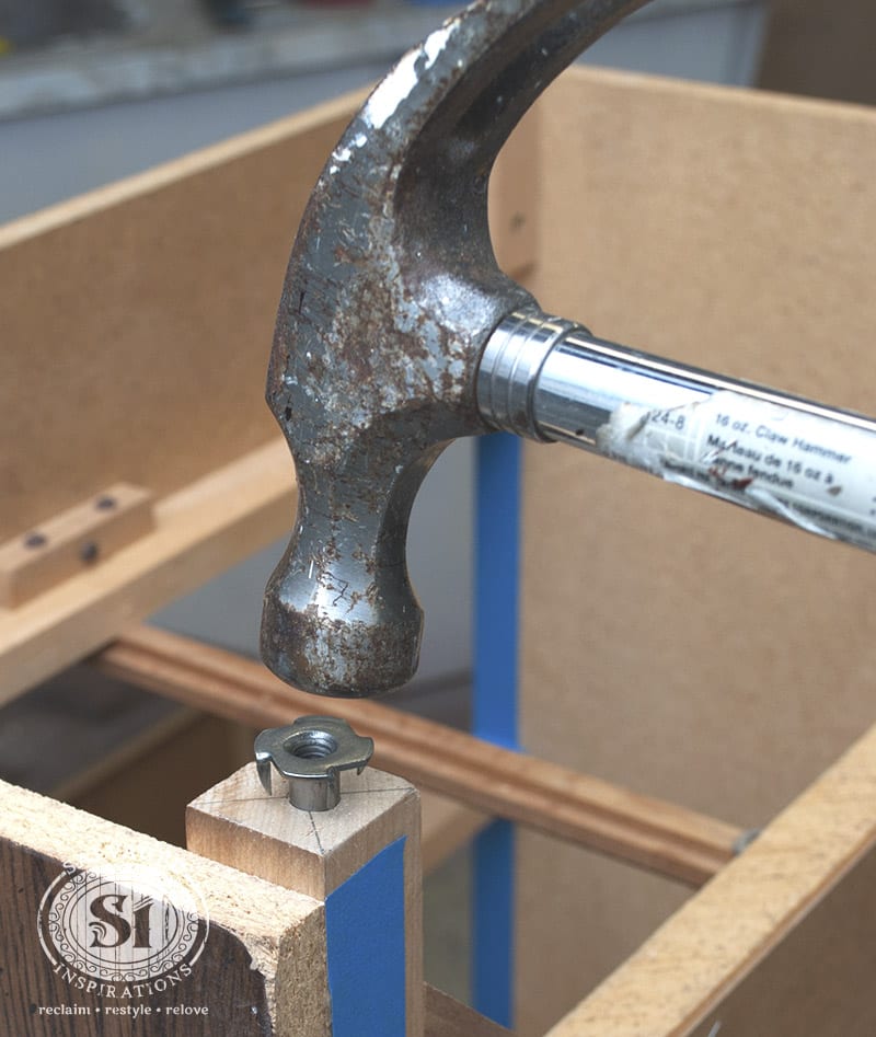 T-Nuts for Adding Furniture Legs