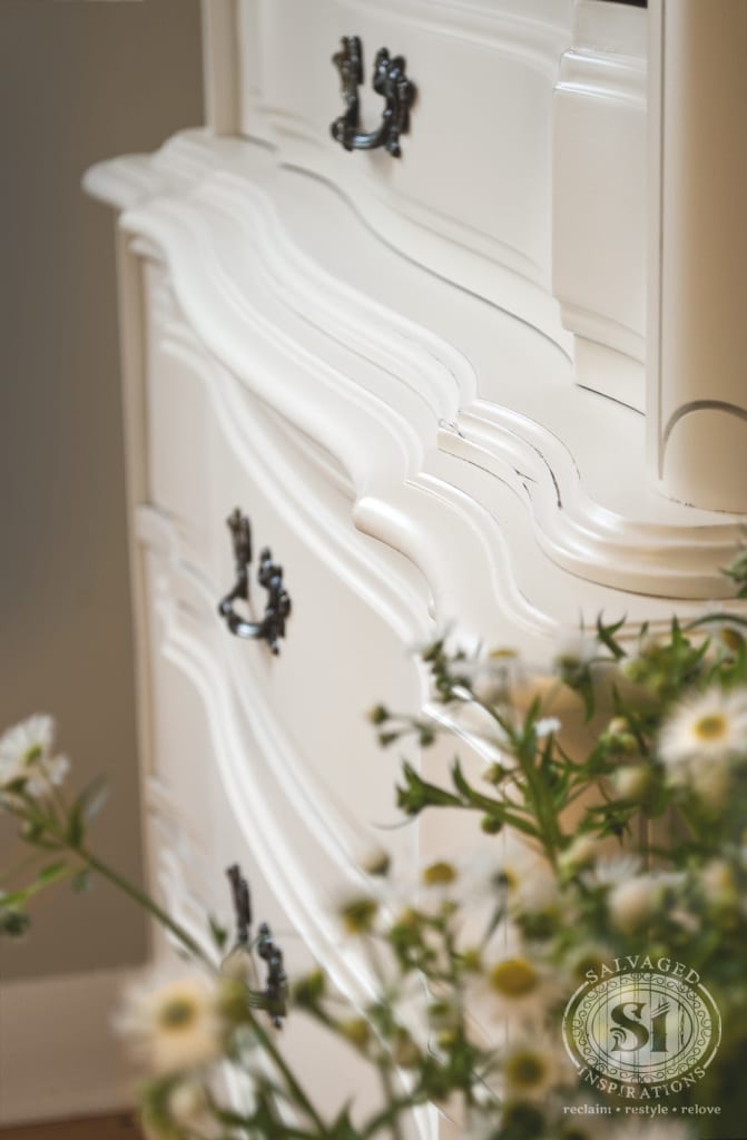 GF Antique White French Provincial Dresser