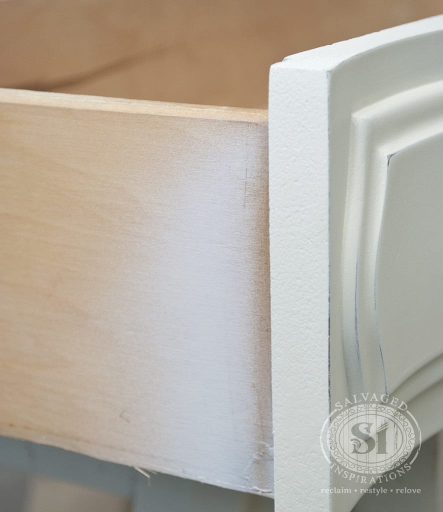 Overspray on Drawers