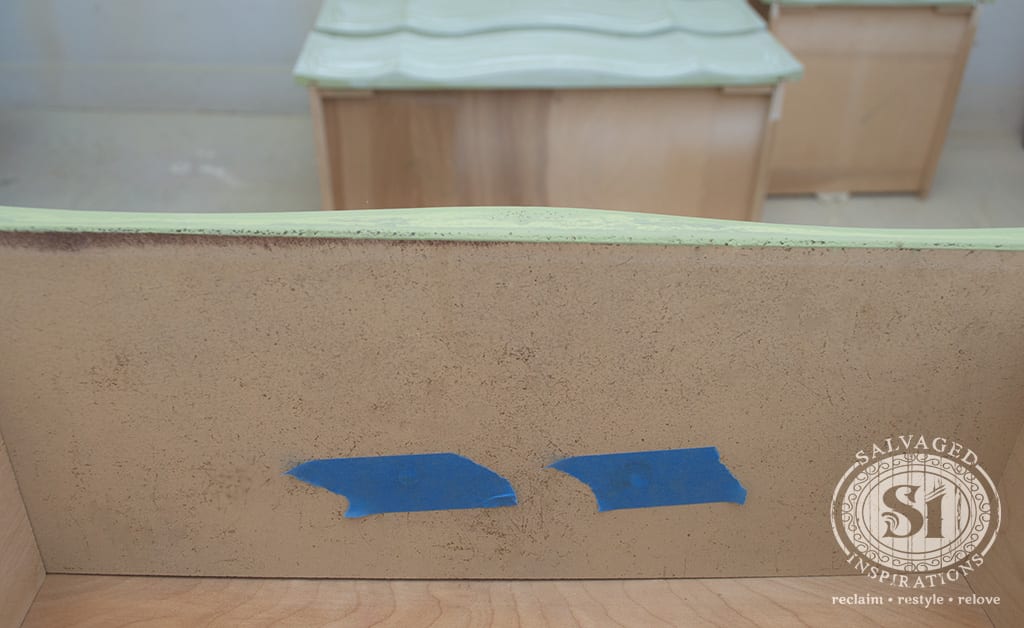 stop inside drawer drips