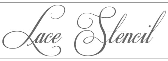 Lace Stencil Text