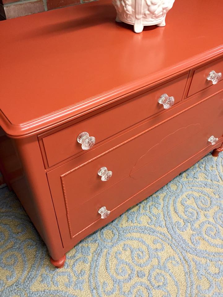 Orange Dresser - Simple Redesign