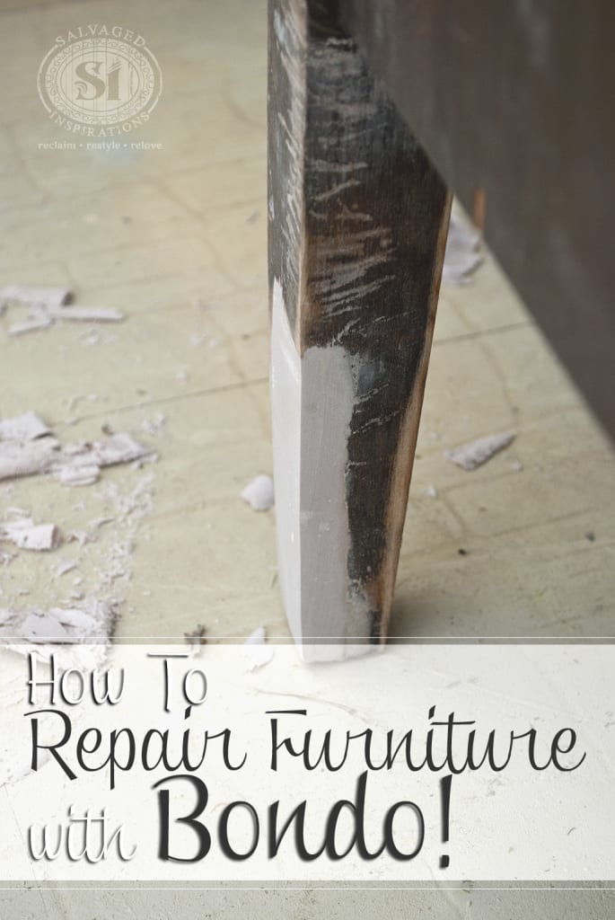 Use Bondo to Fill Wood