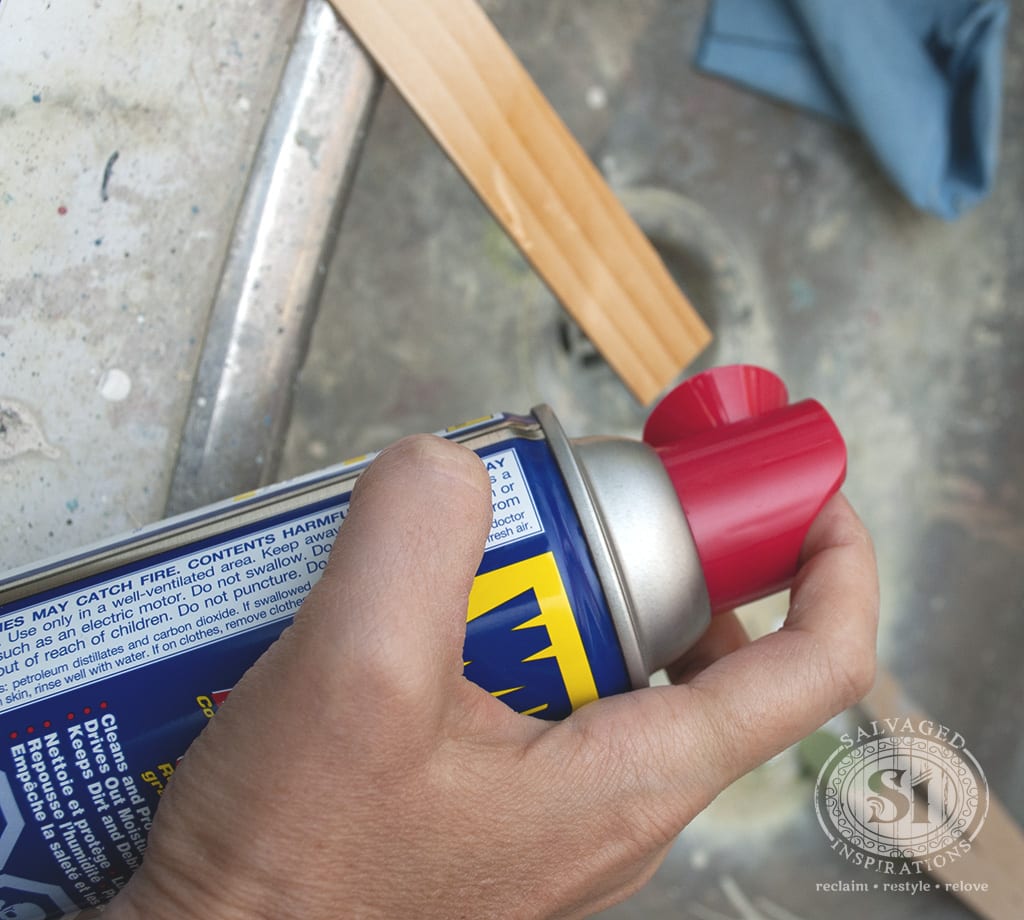 Wood Repair -WD-40 and Bondo