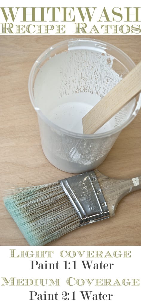 whitewash recipe ratios