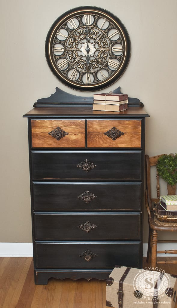 Dresser w Salvaged Backboard