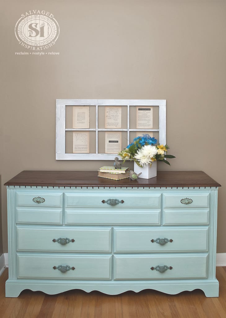 Milk Painted Dresser - MMS- Eulalies Sky