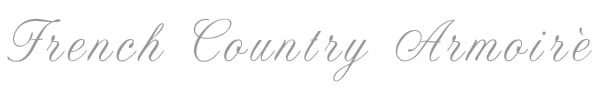 French Country Armoire Text