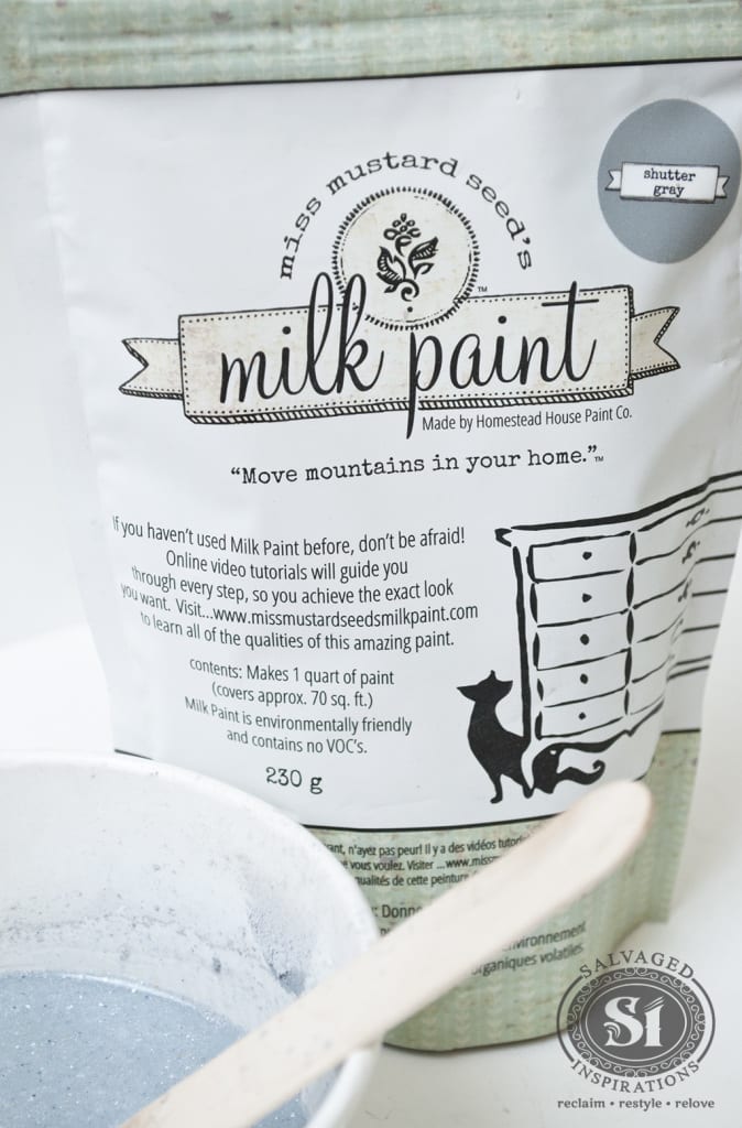 Miss Mustard Seed's Sutter Gray Milk Paint