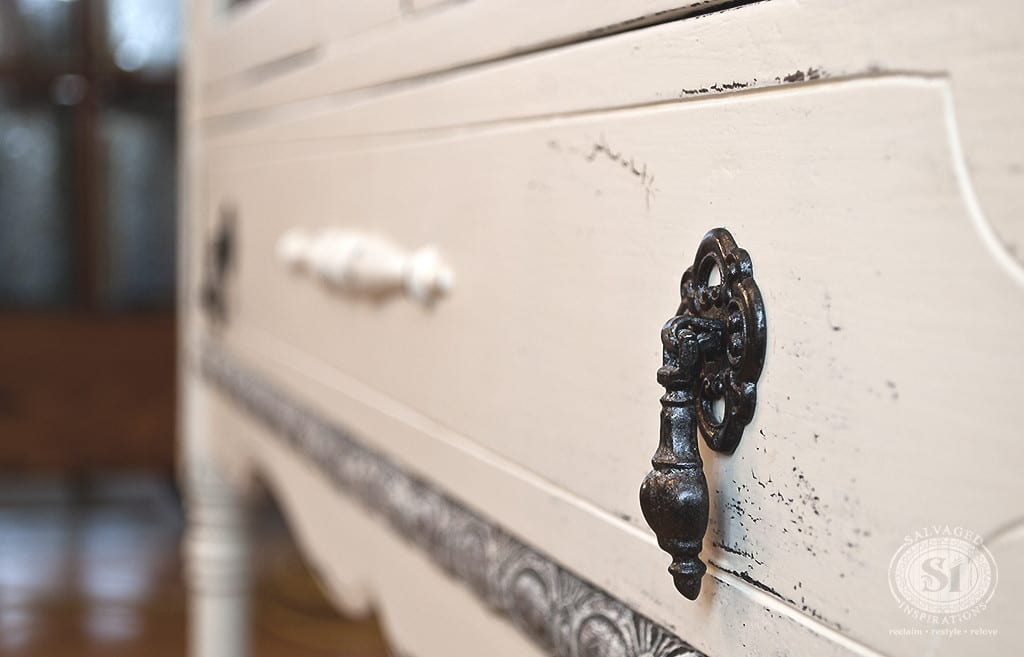 Chalk Paint Distressed Drawer