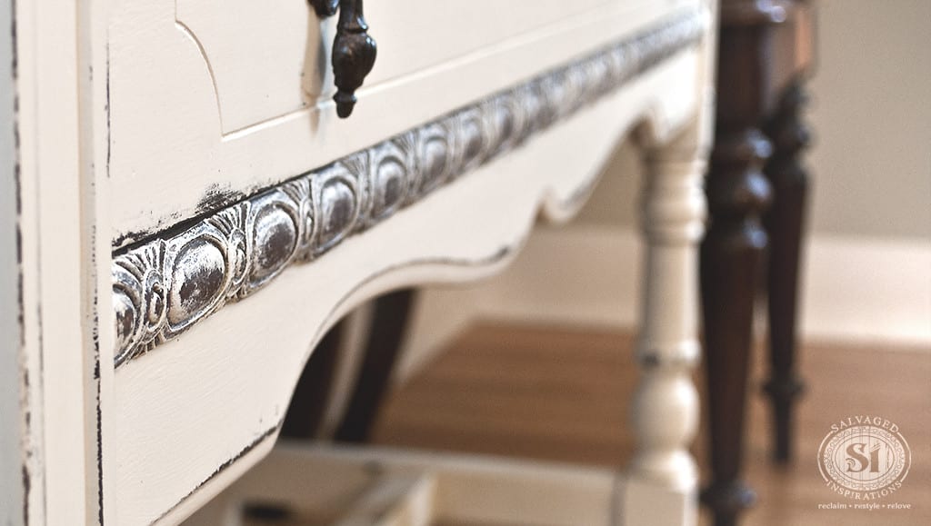 GF Chalk Style Dry Brushed Drawer Detail