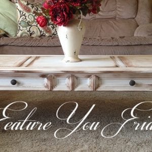 Jaana's Restyled Coffee Table-Feature Friday