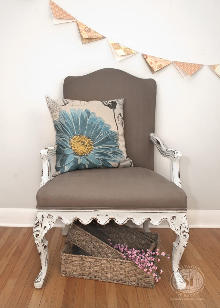 Chalk Paint Queen Anne Chair