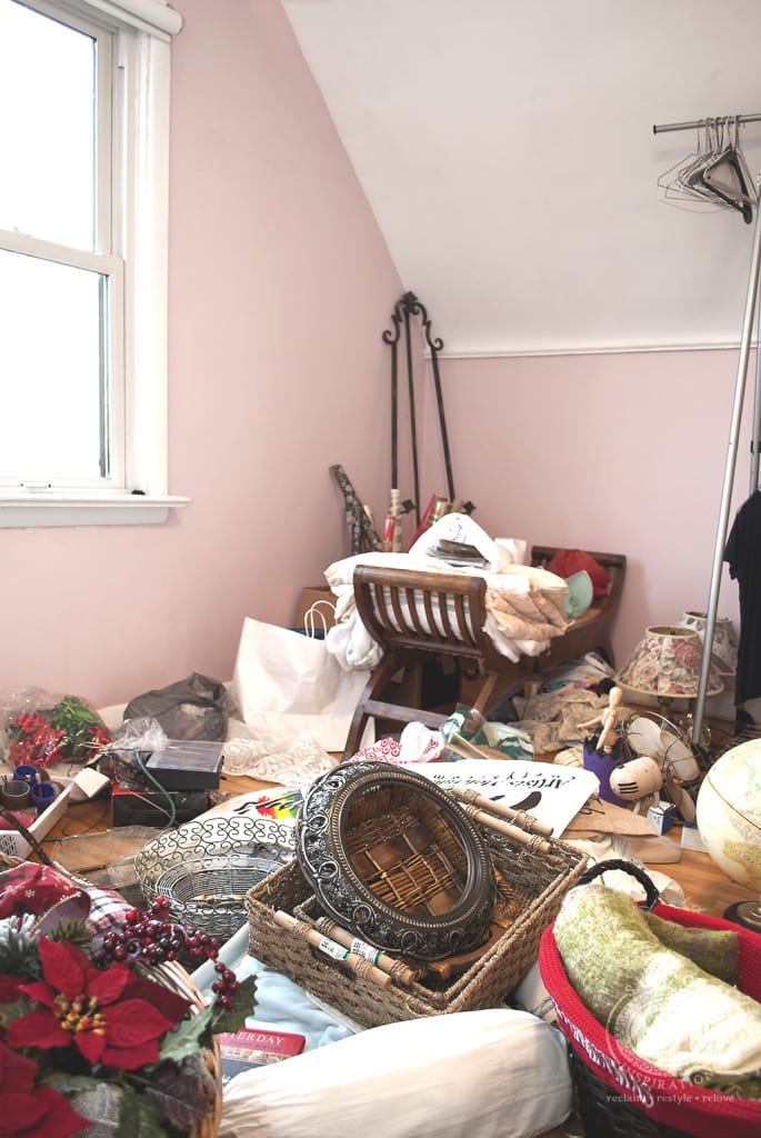 Organizing - Staging Room Before1