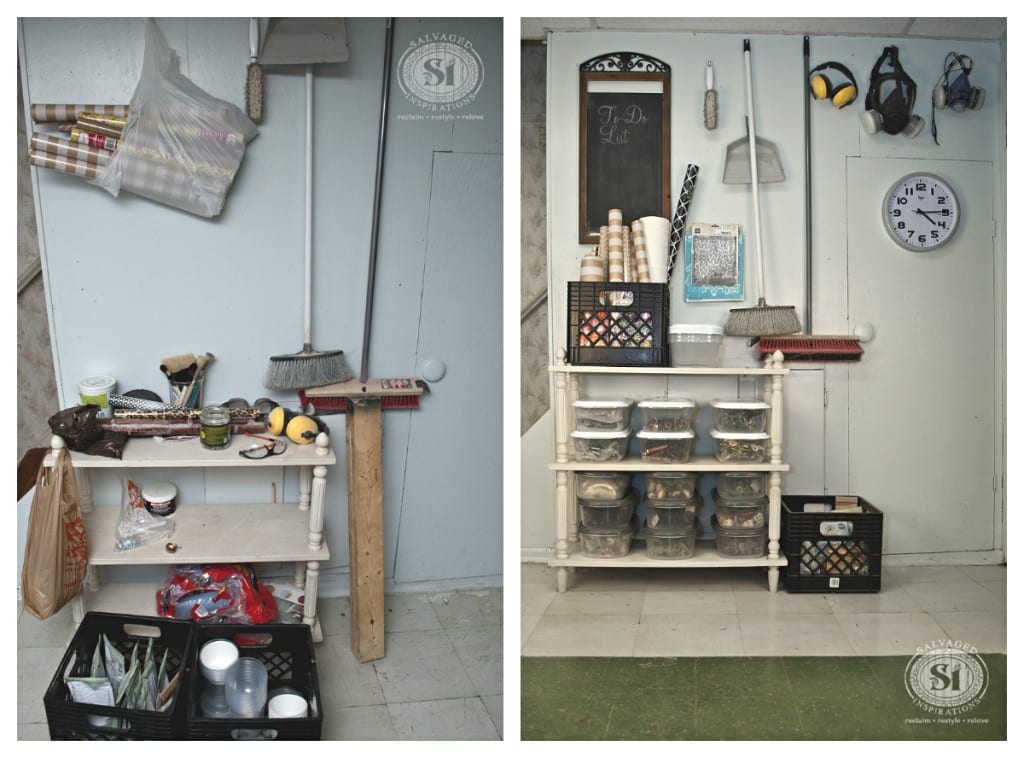 Salvaged Inspiration Workspace - Before&After