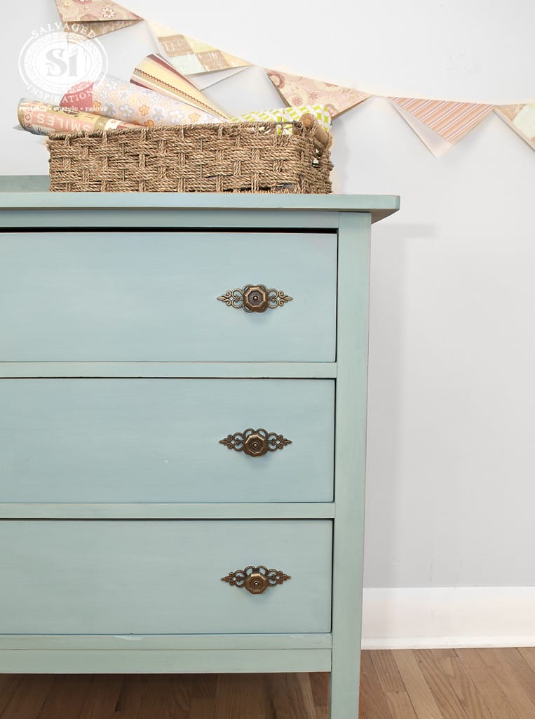 Salvaged Milk Painted Dresser