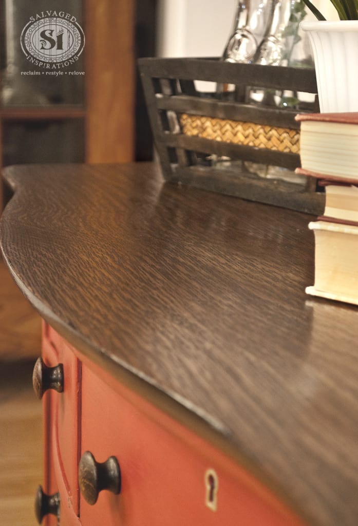 Stained Vintage Low Boy in Varathanes Kona