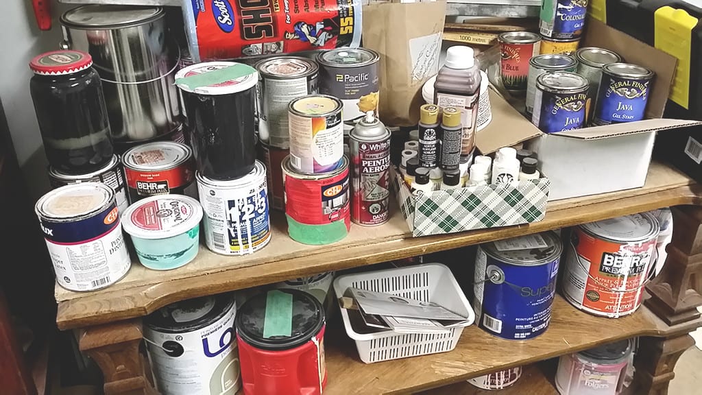 organizing my paint workspace