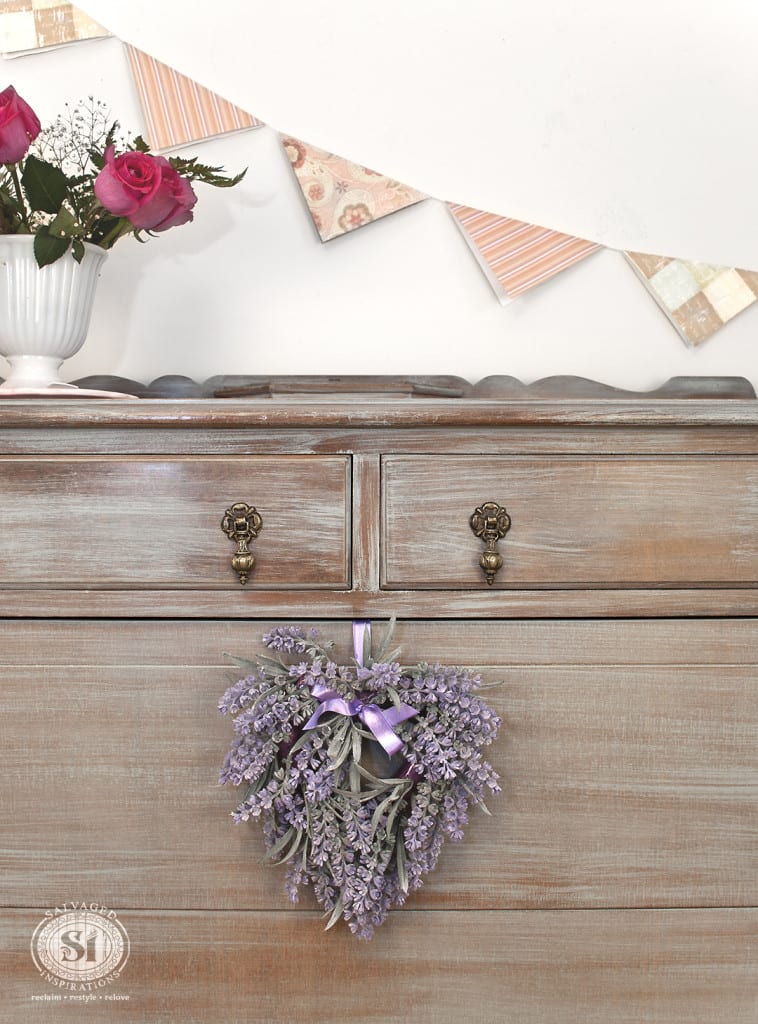 Antique Dresser-Washed and Dry Brushed
