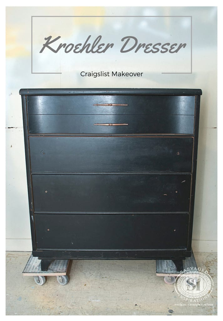 Kroehler Dresser - Craigslist Makeover