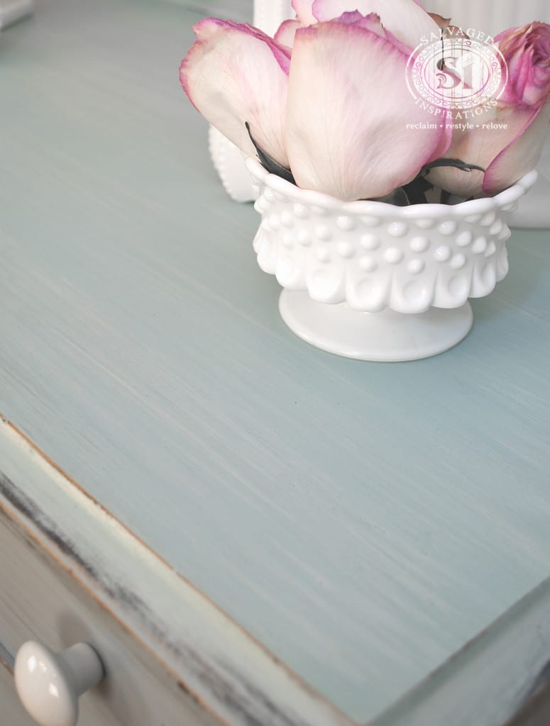 MMS Milk Painted Dresser Top - Layer-Washed