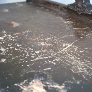 Scratched Up Dresser Top