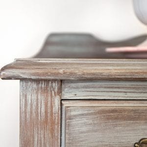 Wash and Dry Brush Technique on Antique Dresser