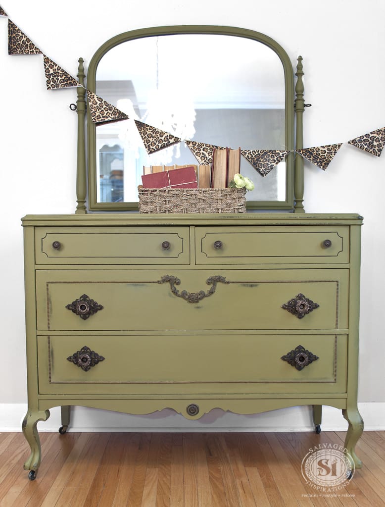 Antique Dresser - Holy Guacamole Dixie Belle Paints1