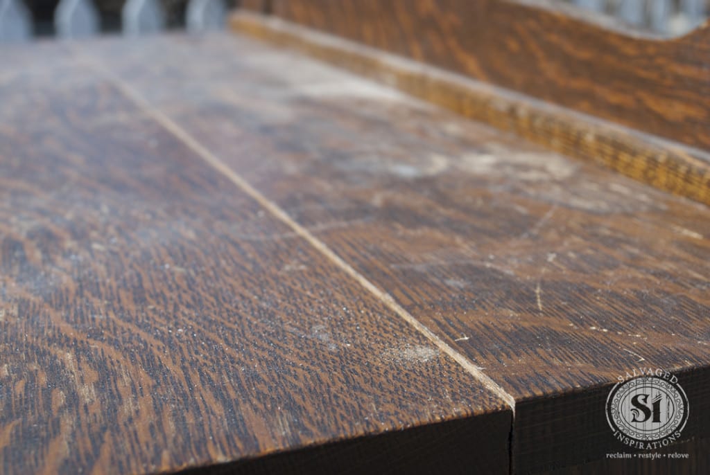 Dresser w Split Wood Top