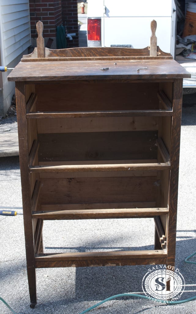 Repaired Dresser Top
