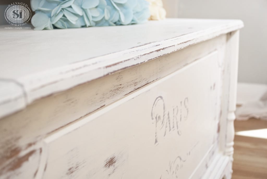 Paris Painted Bench-Chest