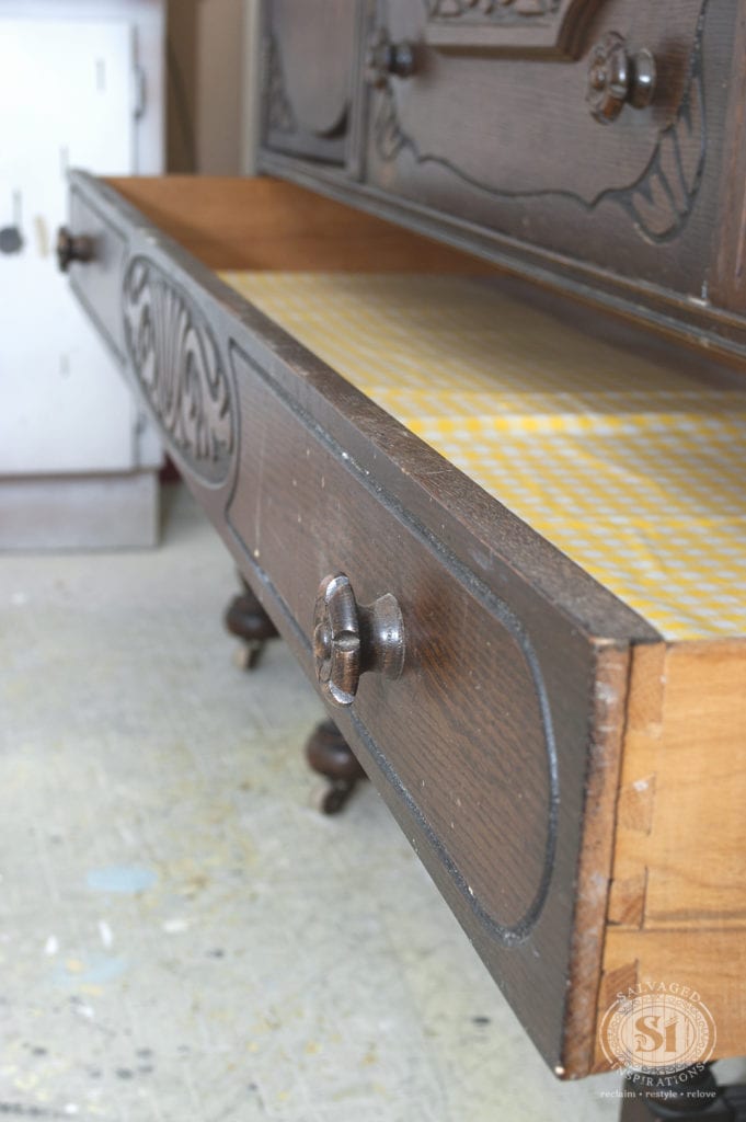 5'long drawer on Vintage Dresser