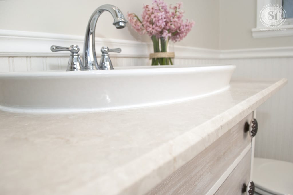 RePainted Bathroom Vanity