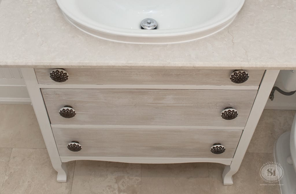 Refreshed Bathroom Dressser Vanity