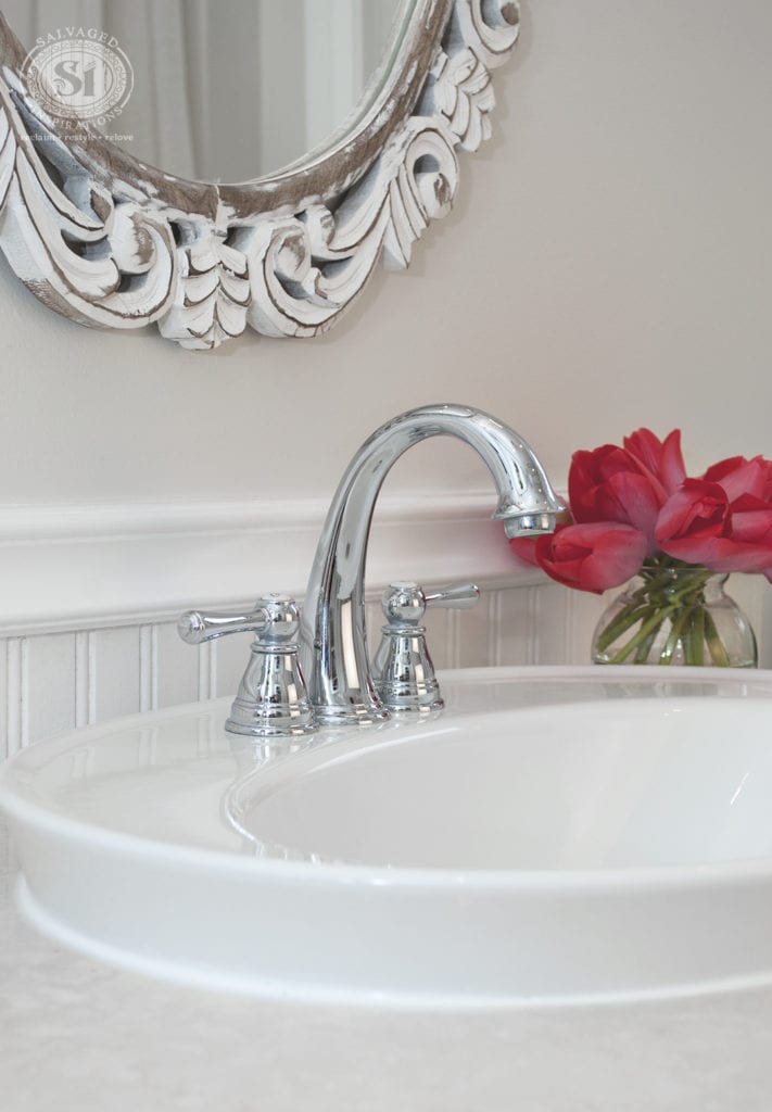 Refreshed Bathroom Sink