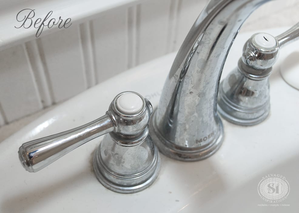 Worn off Hot & Cold Fawcet Indicators